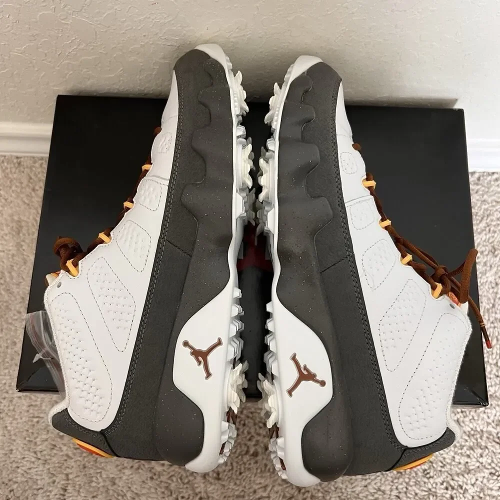 Nike Air Jordan 9 G Golf Low NRG US Open White Grey Size Men's 10 FN6931-100 New